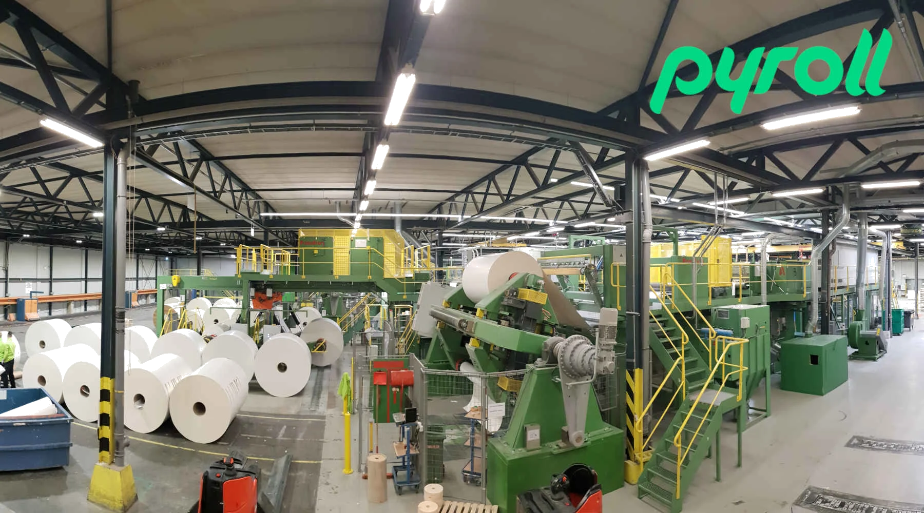 Papierproduktion bei Pyroll